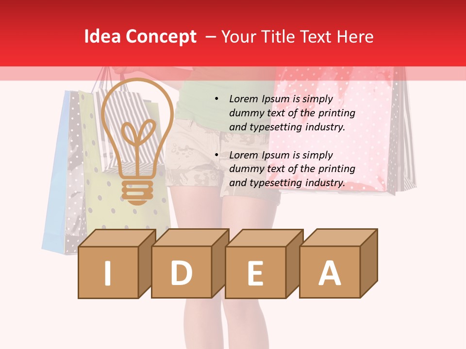 Gesture Young Buying PowerPoint Template