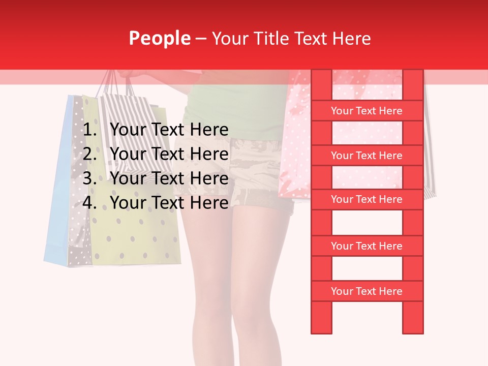 Gesture Young Buying PowerPoint Template