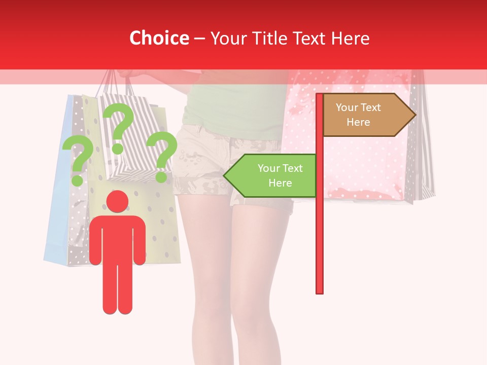 Gesture Young Buying PowerPoint Template