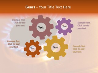 Flaming Oval Flammable PowerPoint Template