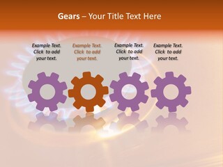 Flaming Oval Flammable PowerPoint Template