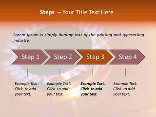 Flaming Oval Flammable PowerPoint Template