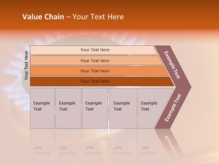 Flaming Oval Flammable PowerPoint Template