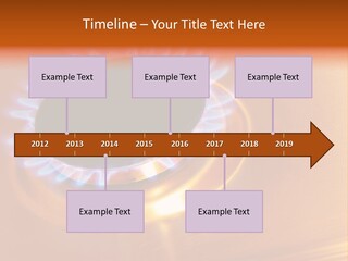 Flaming Oval Flammable PowerPoint Template