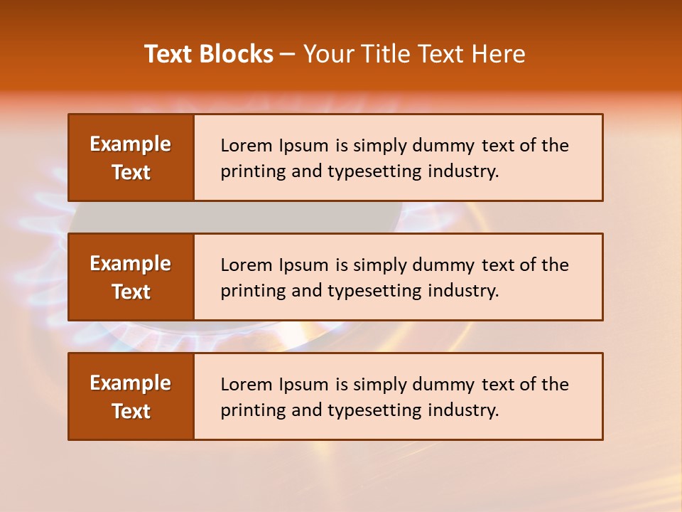 Flaming Oval Flammable PowerPoint Template