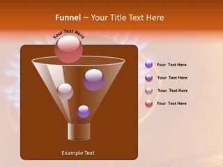 Flaming Oval Flammable PowerPoint Template