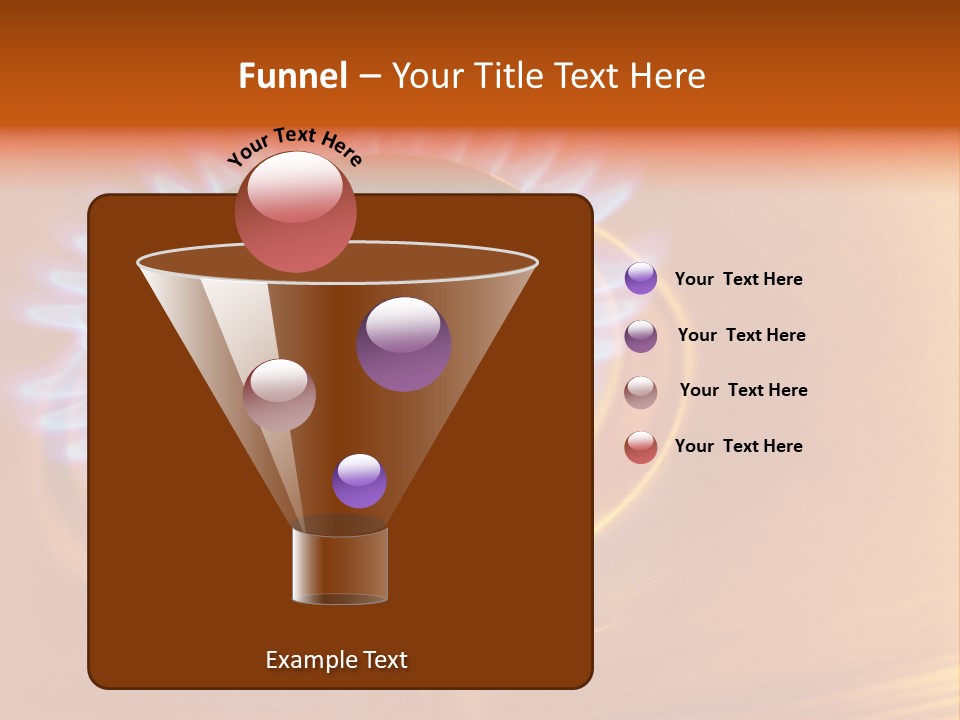 Flaming Oval Flammable PowerPoint Template