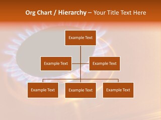 Flaming Oval Flammable PowerPoint Template