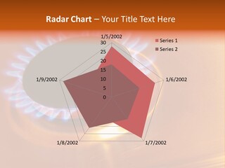 Flaming Oval Flammable PowerPoint Template