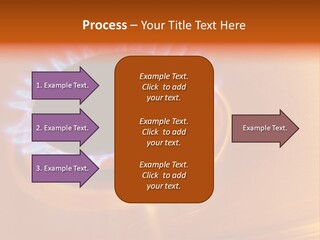 Flaming Oval Flammable PowerPoint Template