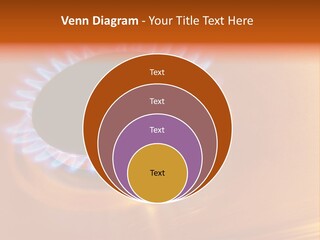 Flaming Oval Flammable PowerPoint Template