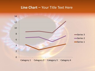 Flaming Oval Flammable PowerPoint Template
