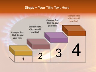 Flaming Oval Flammable PowerPoint Template