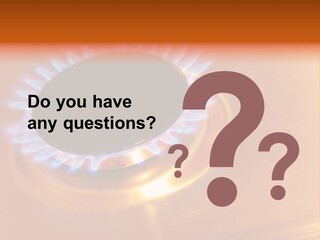 Flaming Oval Flammable PowerPoint Template
