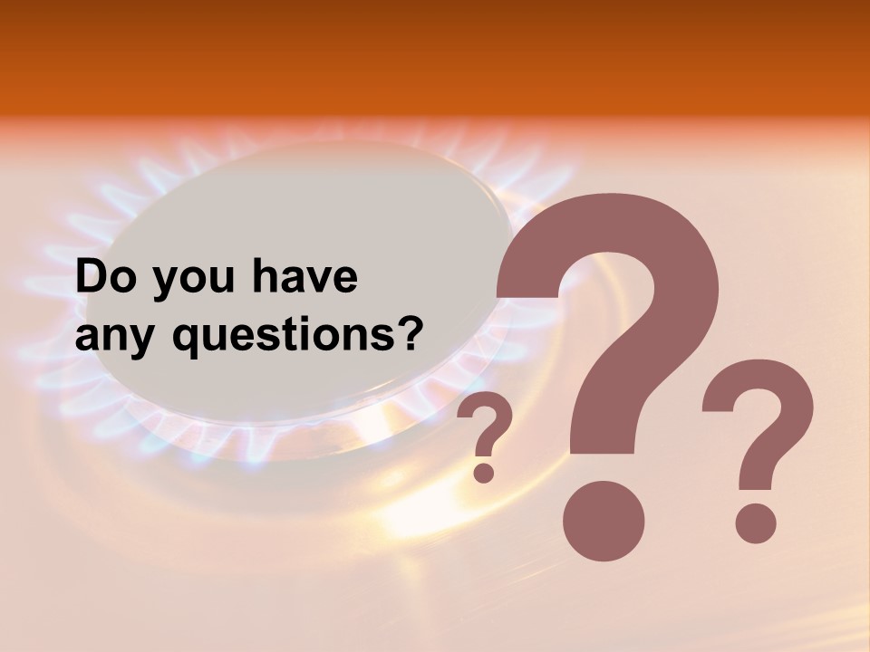 Flaming Oval Flammable PowerPoint Template