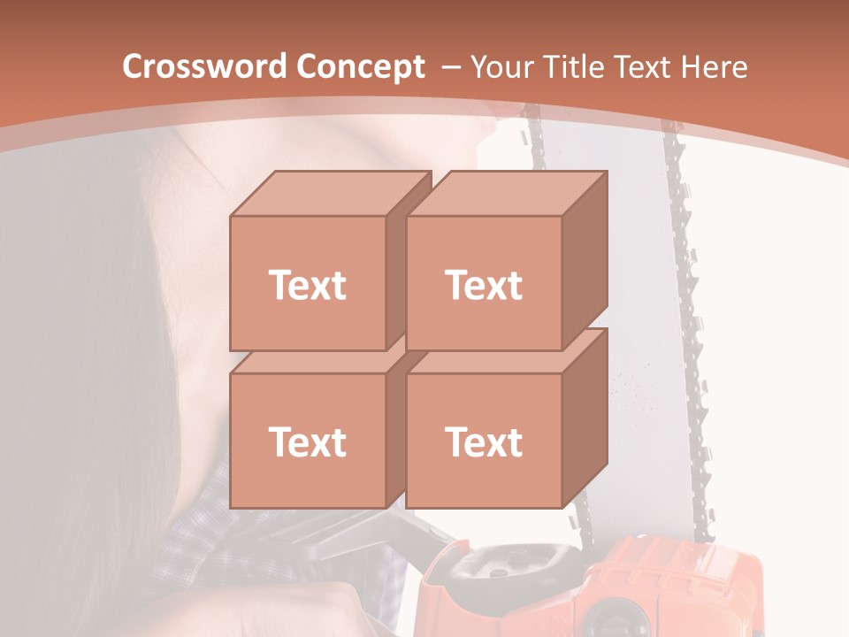 Worker Sharp Earphones PowerPoint Template