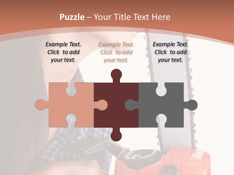 Worker Sharp Earphones PowerPoint Template