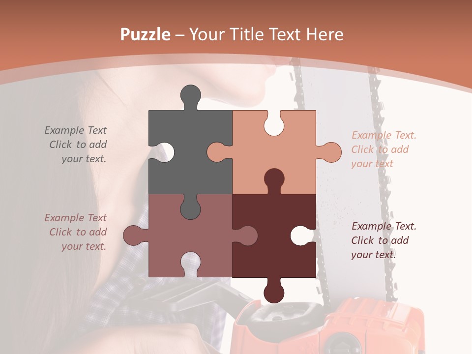 Worker Sharp Earphones PowerPoint Template