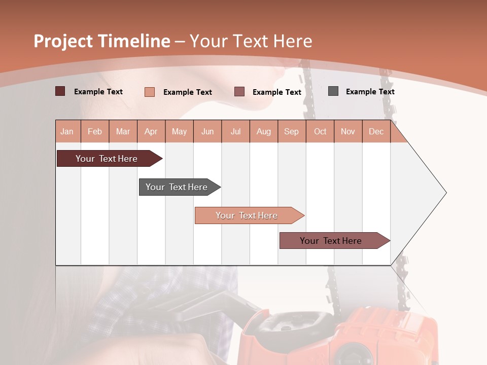 Worker Sharp Earphones PowerPoint Template