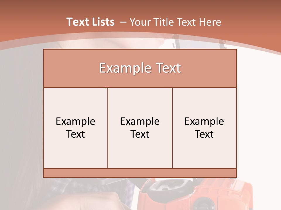 Worker Sharp Earphones PowerPoint Template