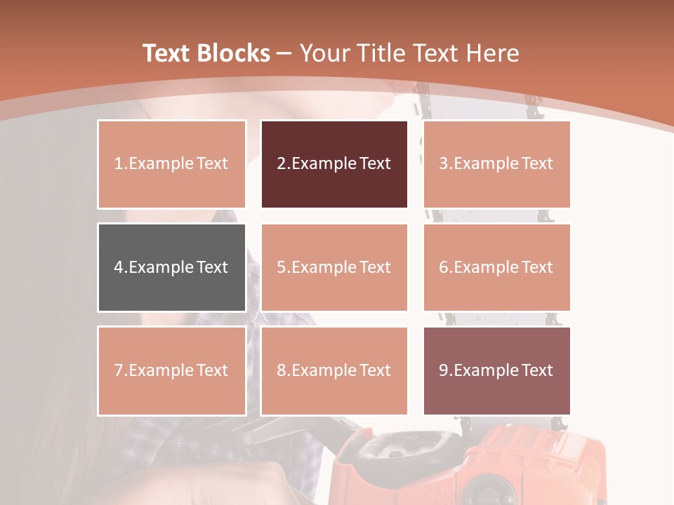 Worker Sharp Earphones PowerPoint Template