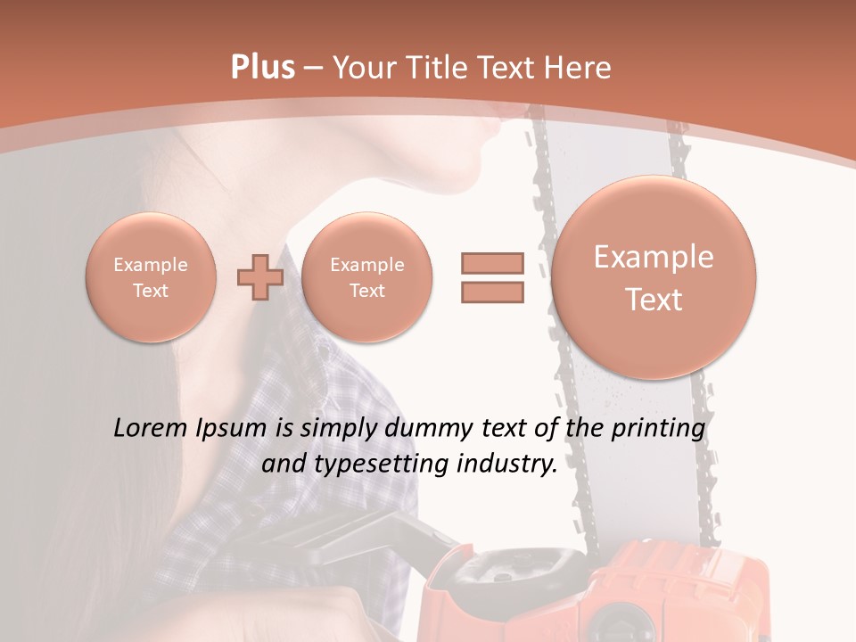 Worker Sharp Earphones PowerPoint Template