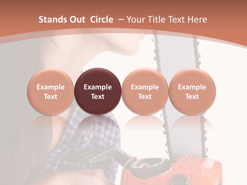 Worker Sharp Earphones PowerPoint Template