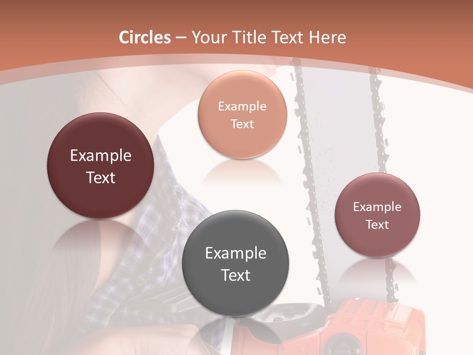 Worker Sharp Earphones PowerPoint Template