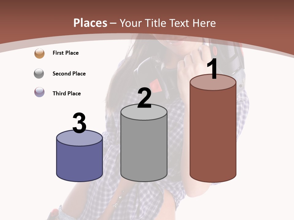 Electrical Person Construction PowerPoint Template