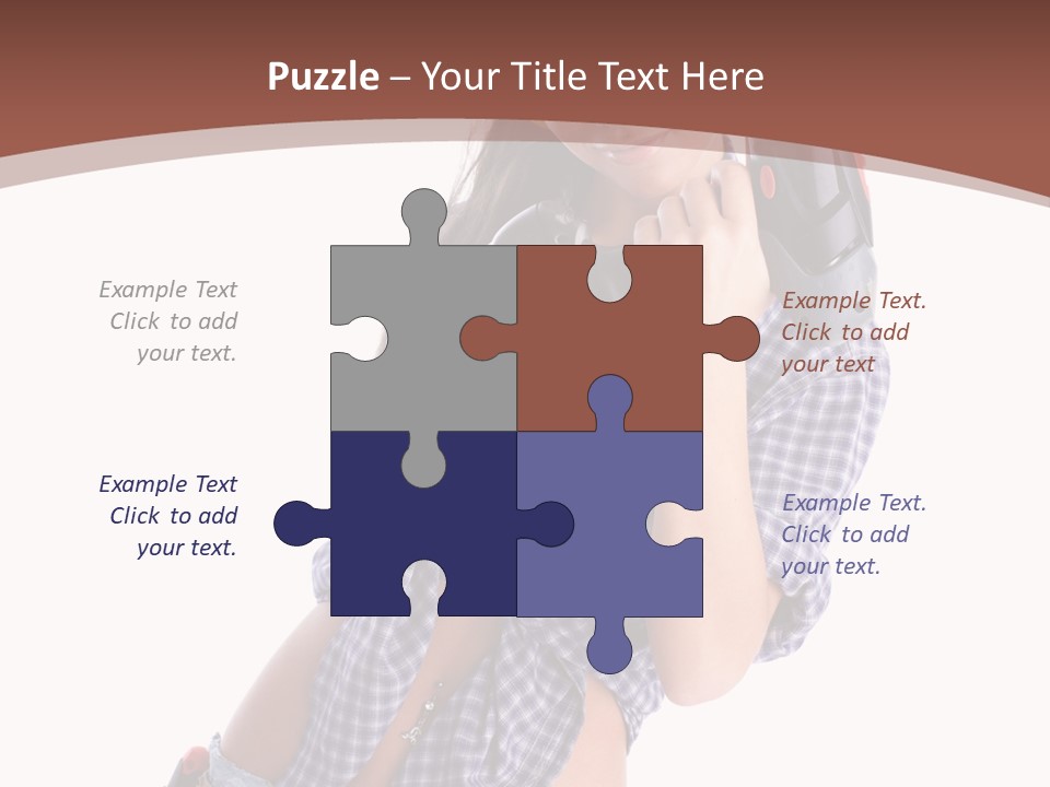 Electrical Person Construction PowerPoint Template