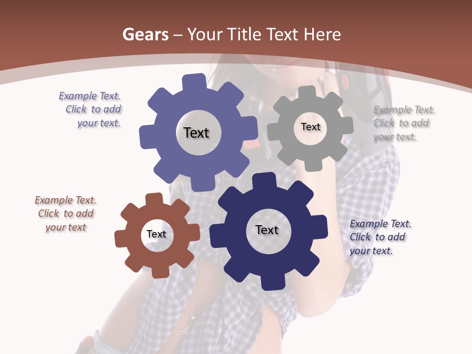 Electrical Person Construction PowerPoint Template