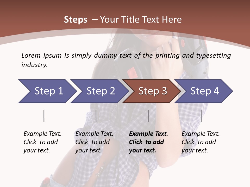 Electrical Person Construction PowerPoint Template