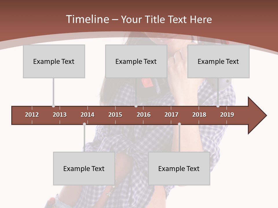 Electrical Person Construction PowerPoint Template