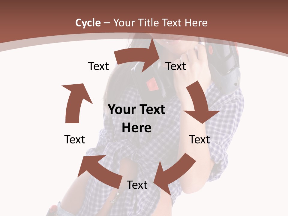Electrical Person Construction PowerPoint Template