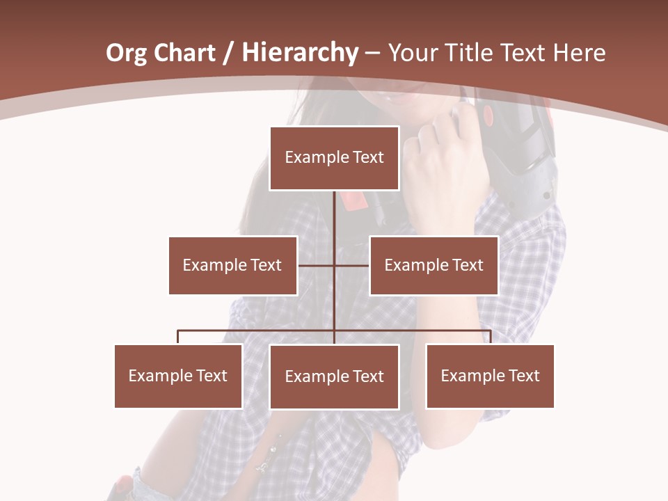 Electrical Person Construction PowerPoint Template