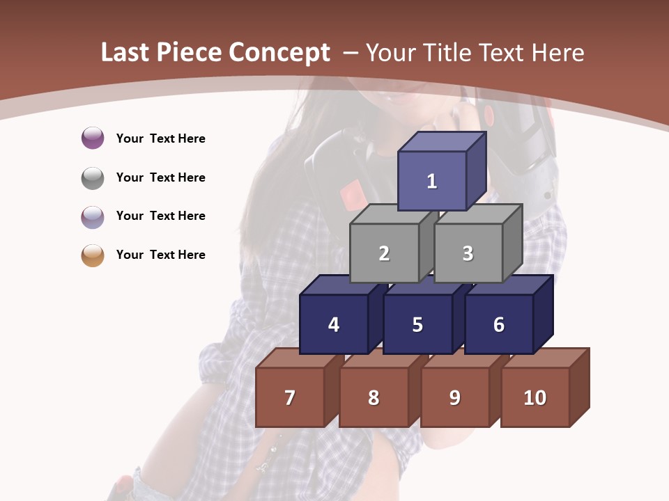 Electrical Person Construction PowerPoint Template
