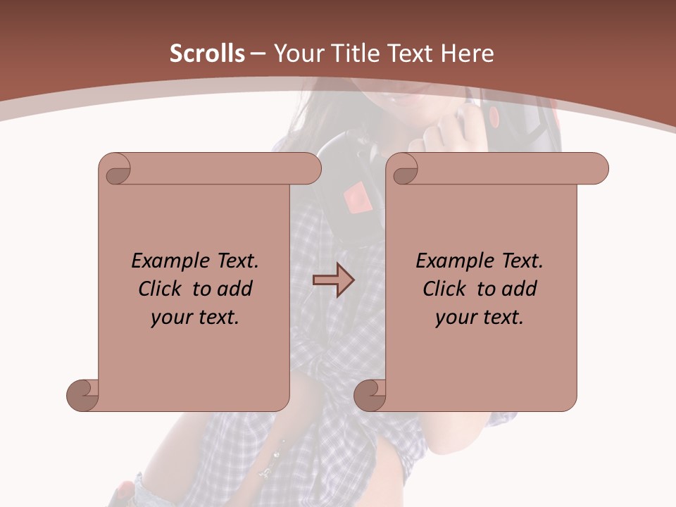 Electrical Person Construction PowerPoint Template