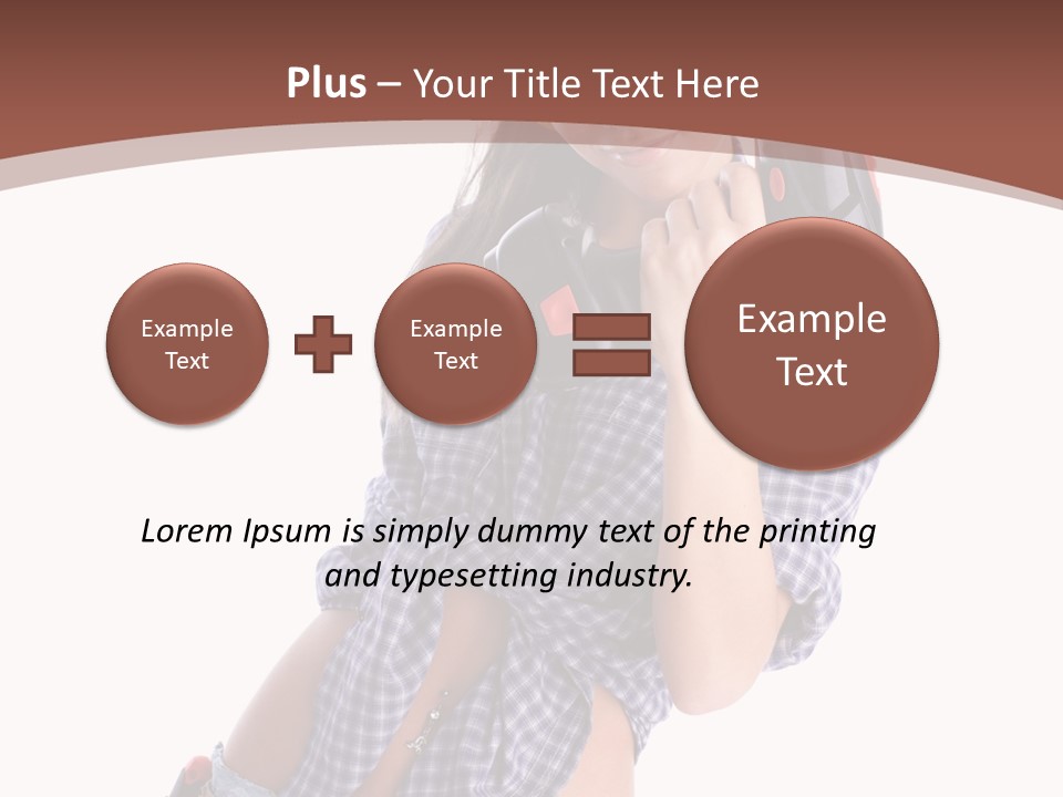 Electrical Person Construction PowerPoint Template