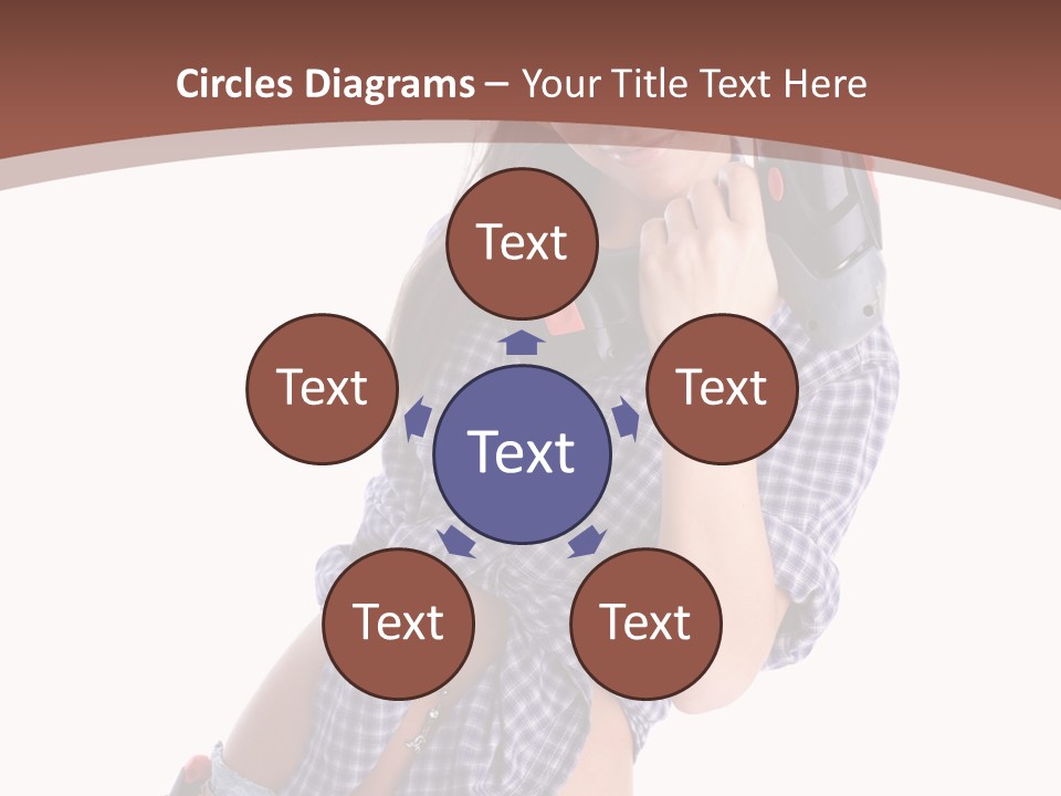 Electrical Person Construction PowerPoint Template