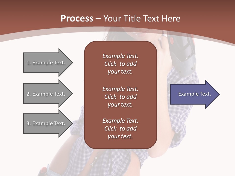 Electrical Person Construction PowerPoint Template