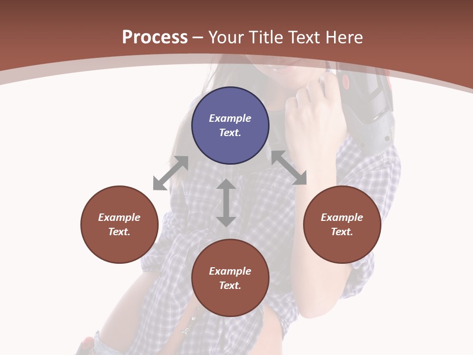 Electrical Person Construction PowerPoint Template