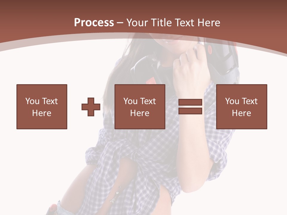 Electrical Person Construction PowerPoint Template
