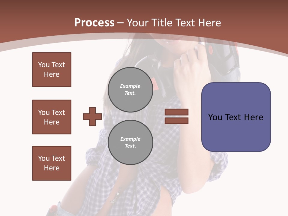 Electrical Person Construction PowerPoint Template