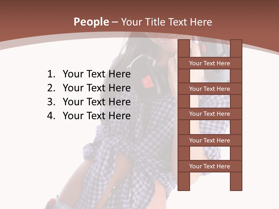 Electrical Person Construction PowerPoint Template