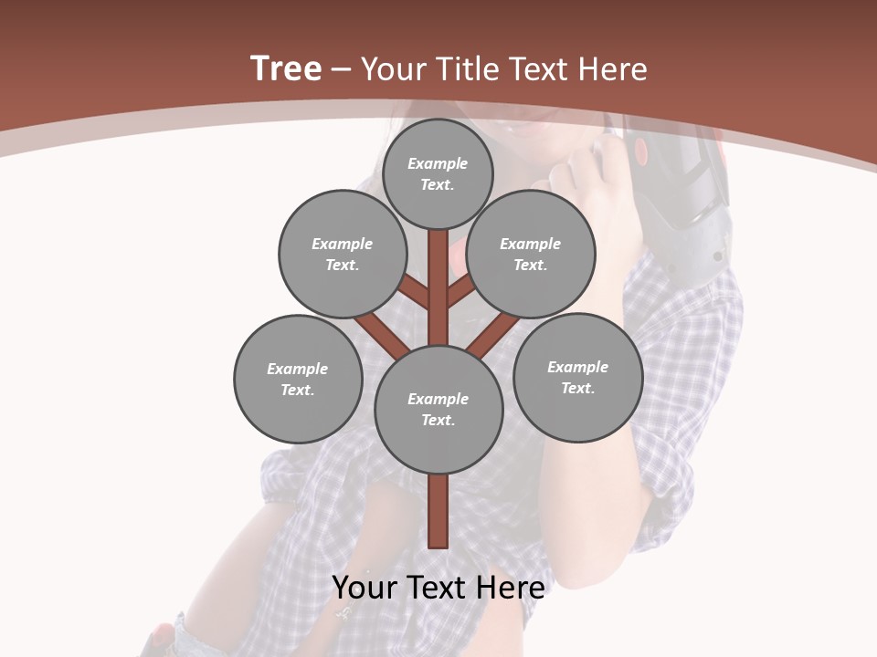 Electrical Person Construction PowerPoint Template