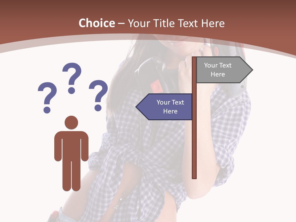 Electrical Person Construction PowerPoint Template