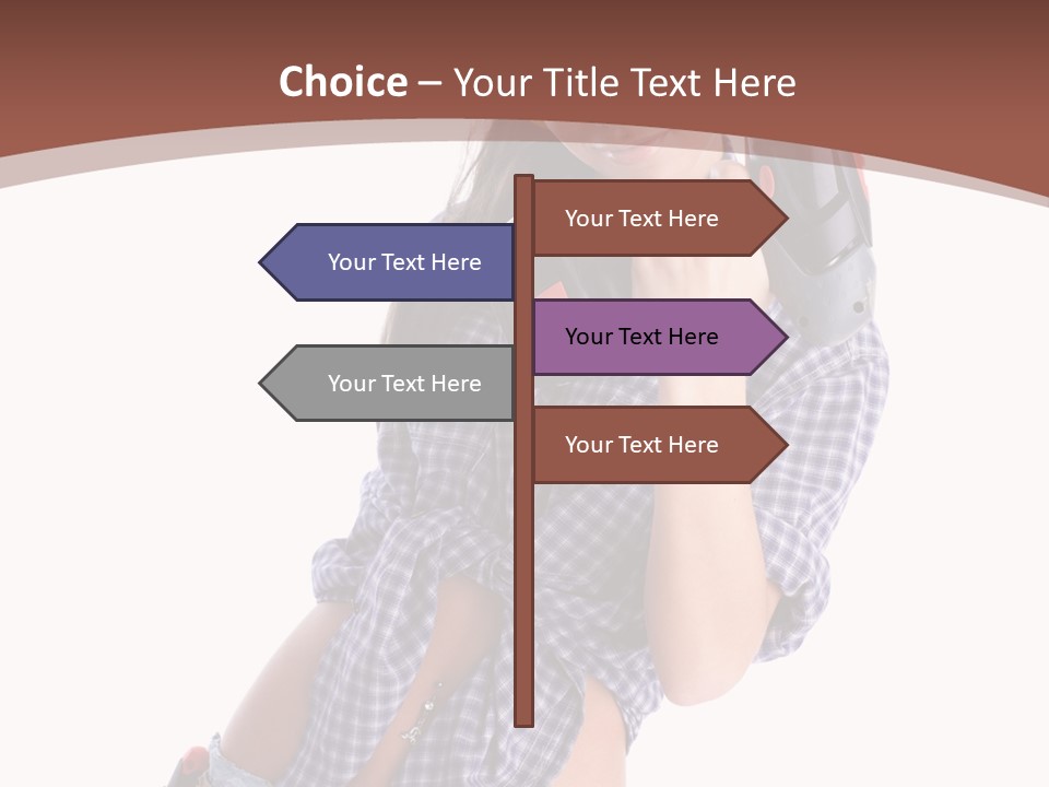 Electrical Person Construction PowerPoint Template
