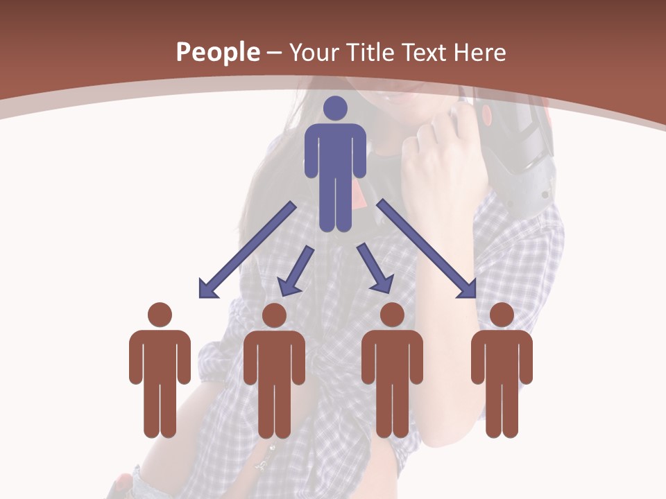 Electrical Person Construction PowerPoint Template