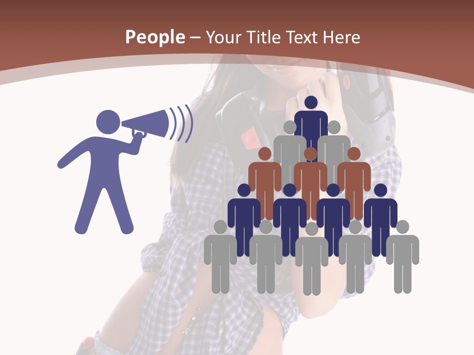 Electrical Person Construction PowerPoint Template