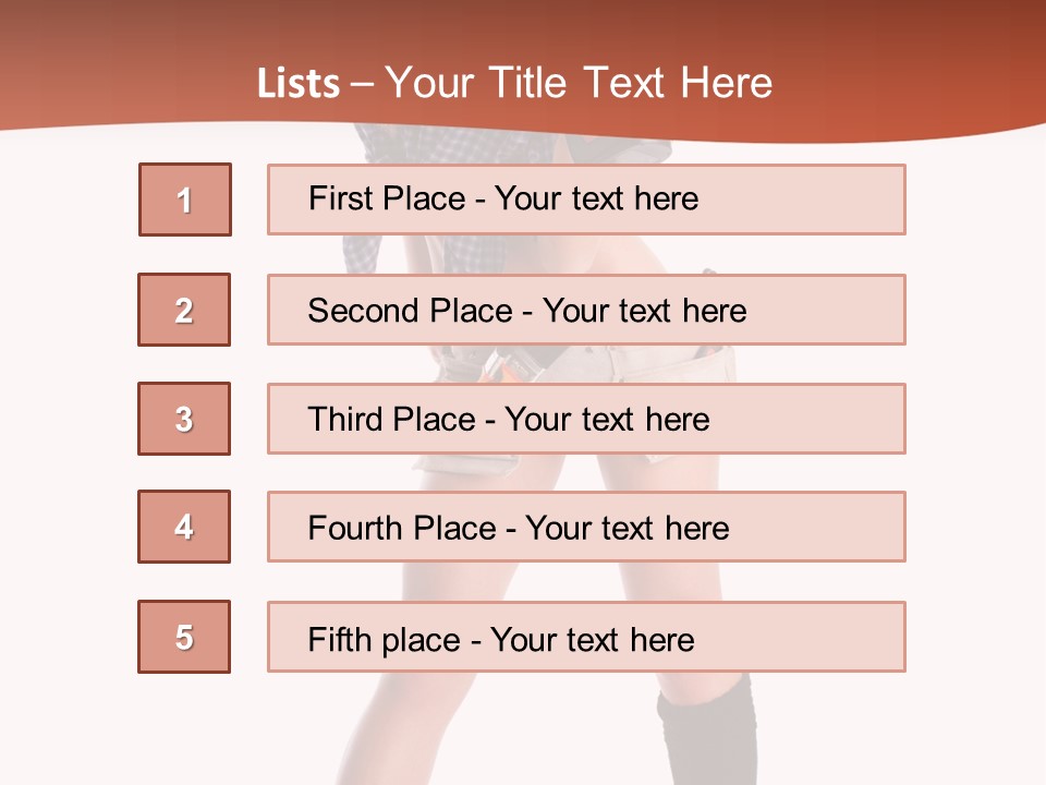 White Person Renovation PowerPoint Template